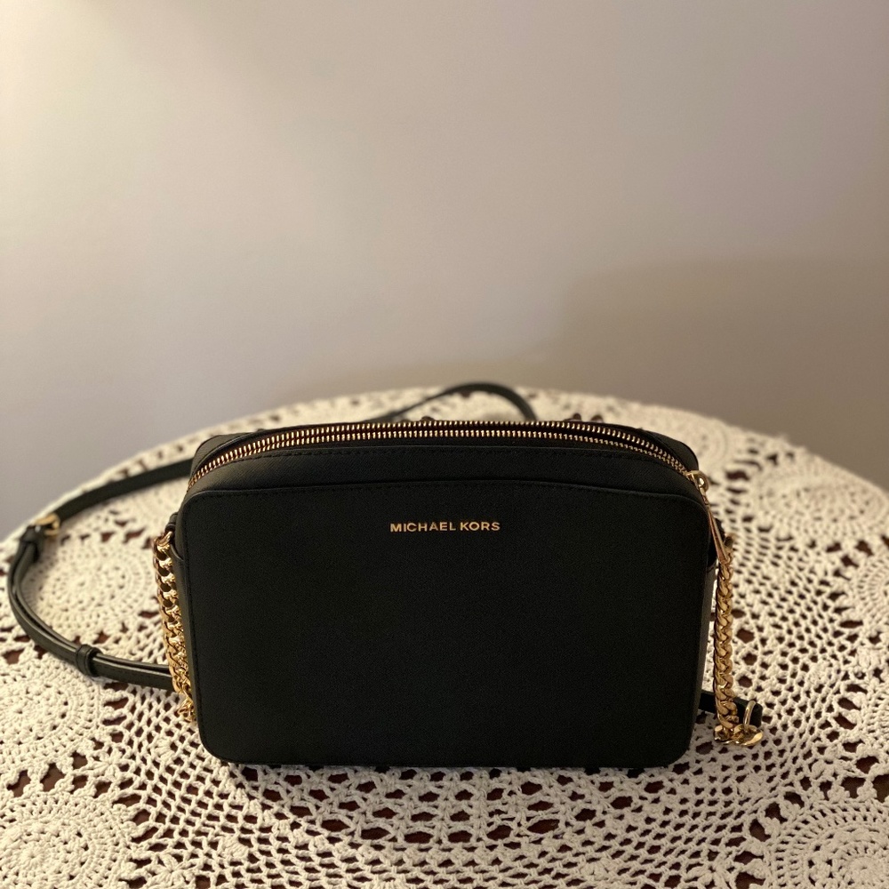 Michael Kors Black Cross Bag